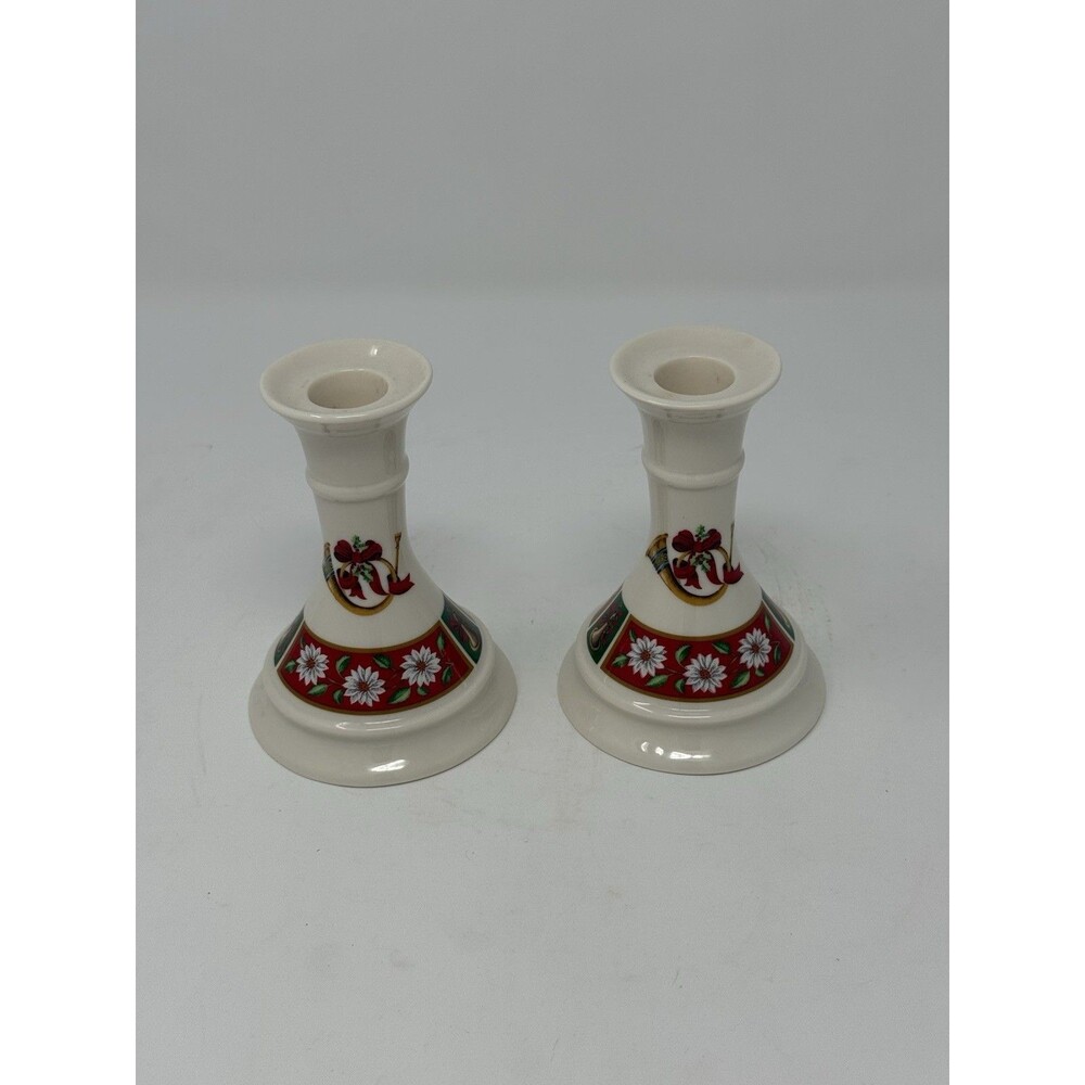 Small Candlestick Set Charlton Hall Collection by Kobë Japan Christmas Decor